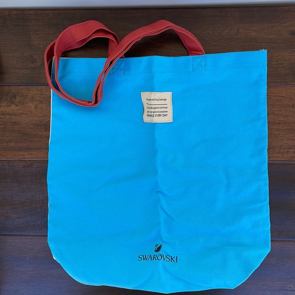 Swarovski Lucky Goddess Canvas Festival Tote Bag - Picture 3 of 10